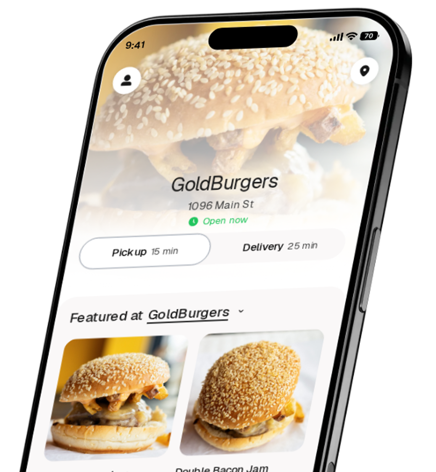 GoldBurgers app preview